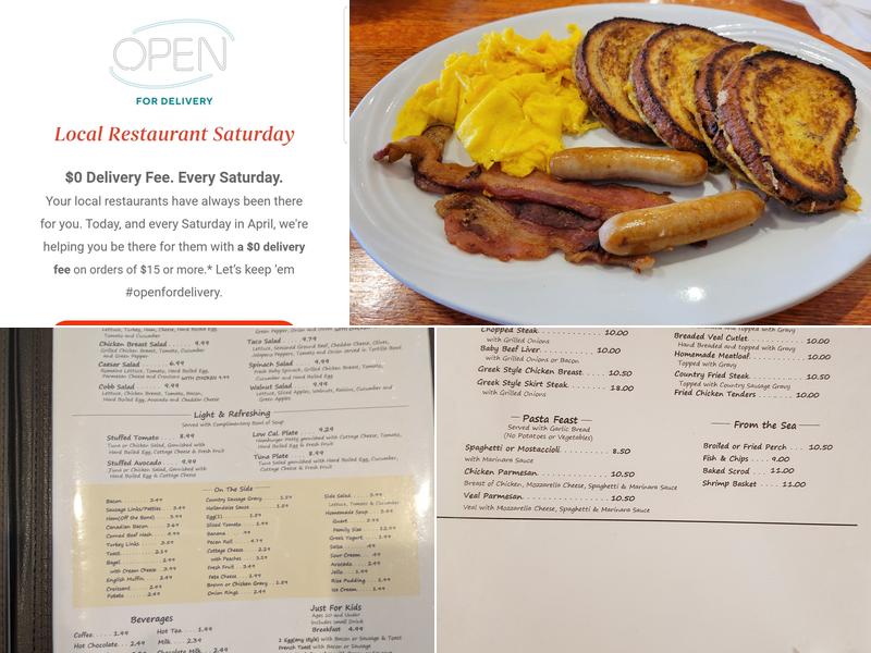 Honey Bee Cafe Menu
