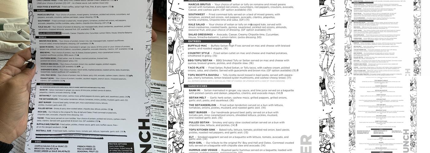 Three Carrots Fountain Square Menu