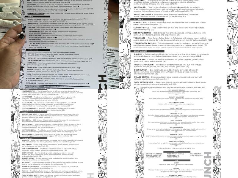 Three Carrots Fountain Square Menu