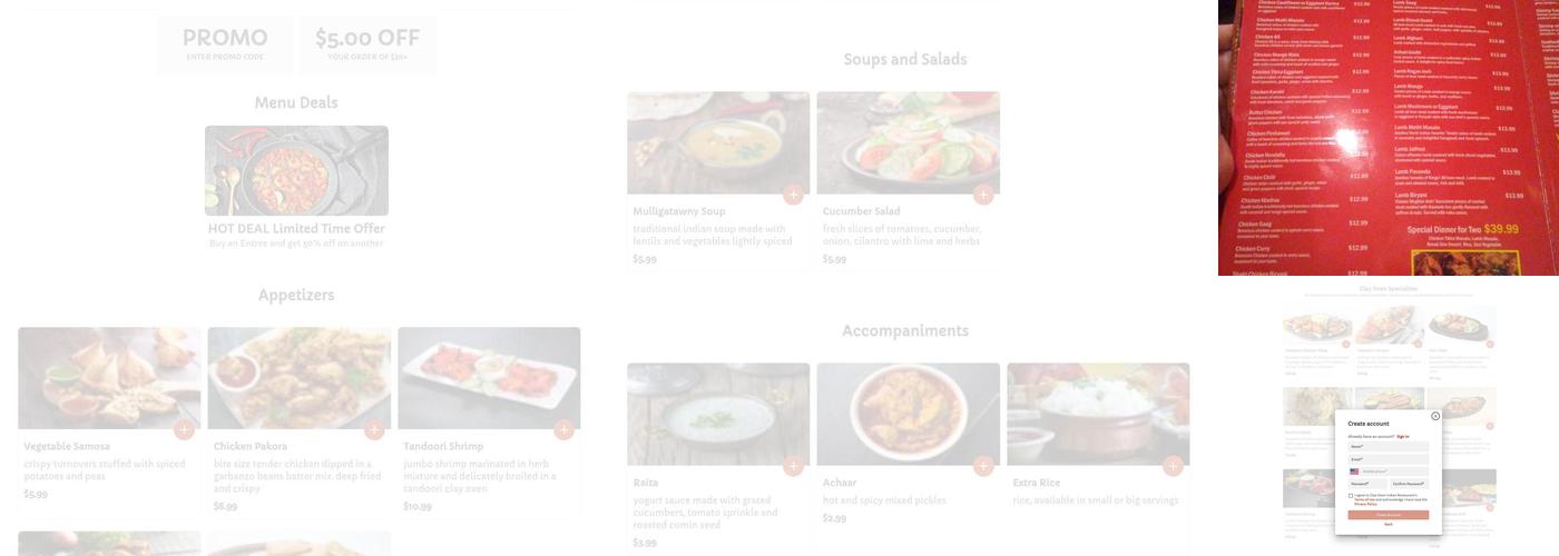 Clay Oven Indian Restaurant Menu