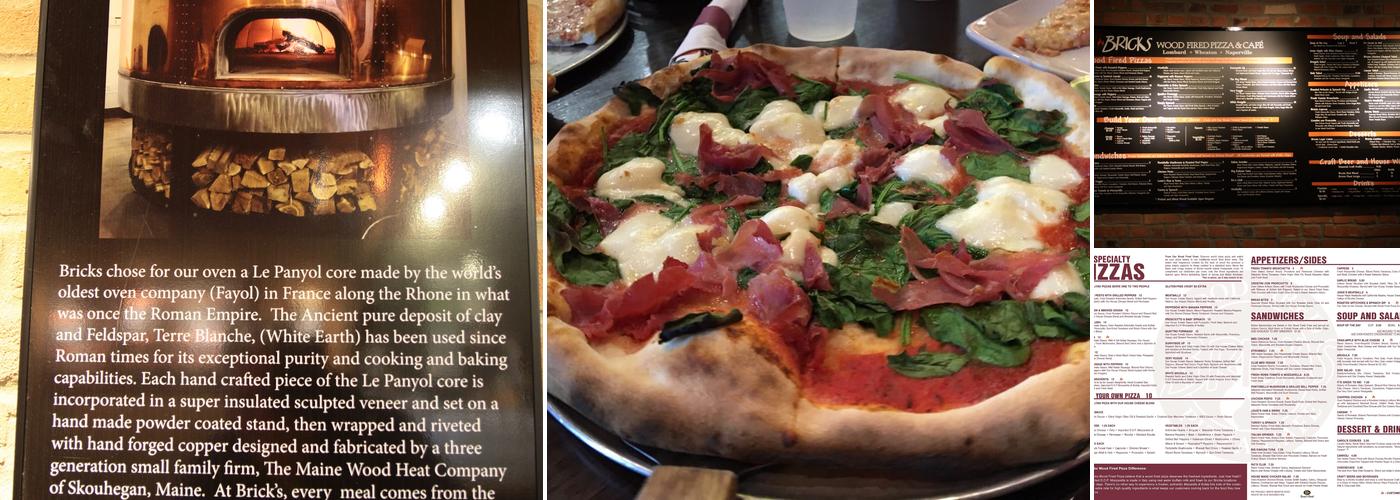 Bricks Wood Fired Pizza Menu