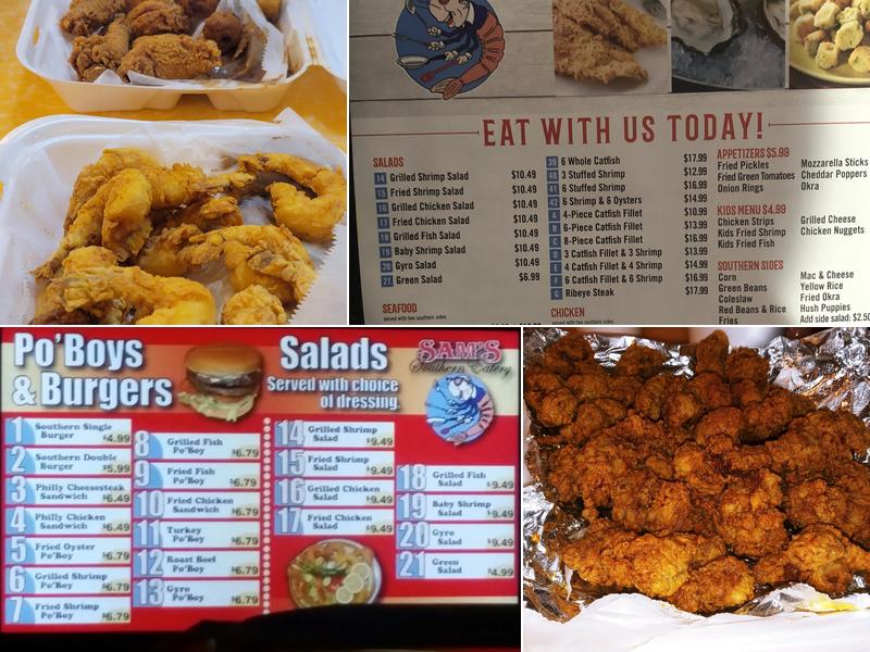 Sam's Southern Eatery Menu