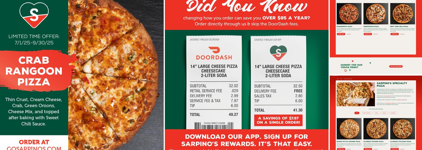 Sarpino's Pizzeria Glen Ellyn Menu