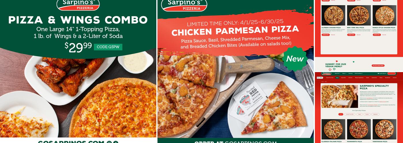 Sarpino's Pizzeria Bloomingdale Menu