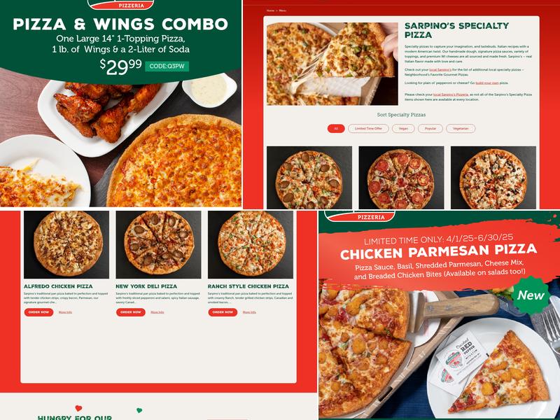 Sarpino's Pizzeria Bloomingdale Menu