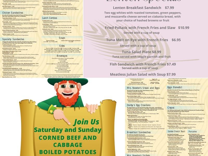 Danby's Station Menu