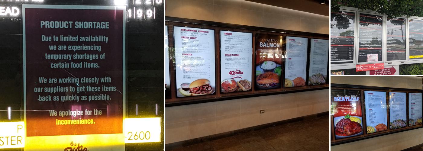 The Patio - Lombard Menu