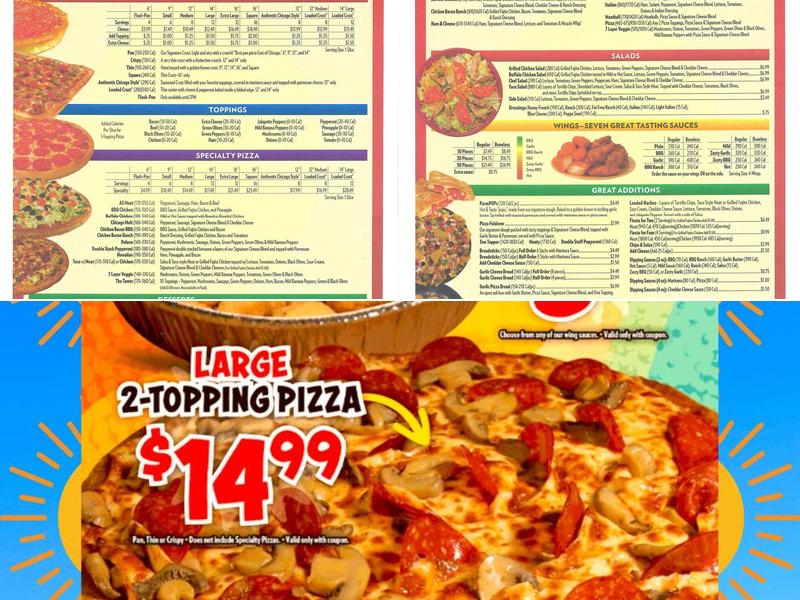 East of Chicago Menu