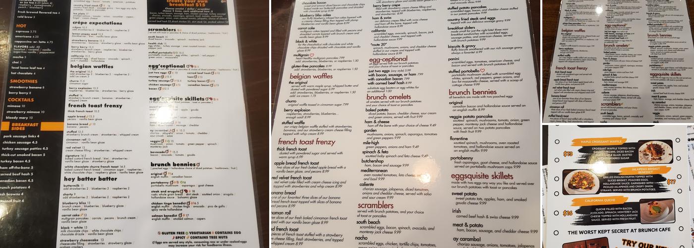 Brunch Cafe-Roselle Menu