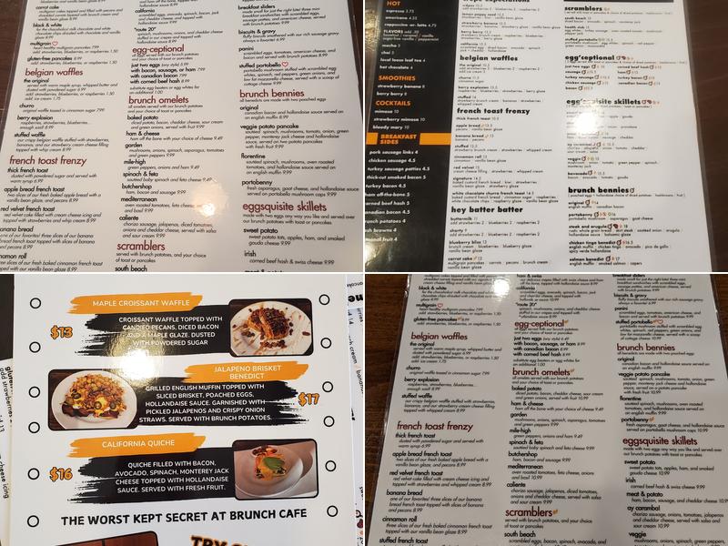 Brunch Cafe-Roselle Menu