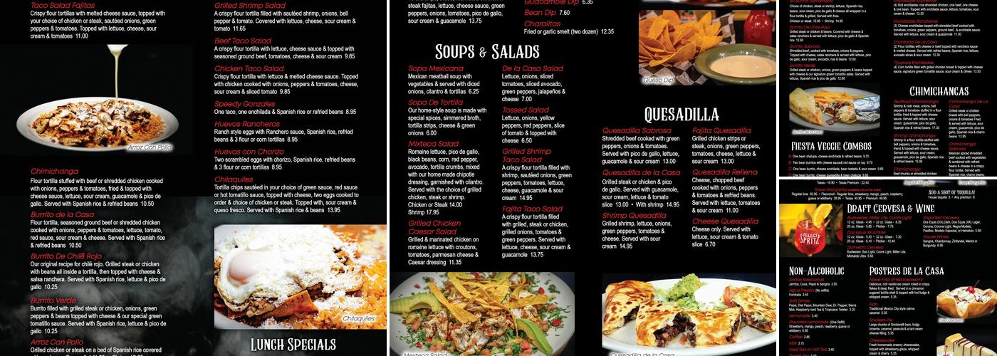 Cebolla's Menu