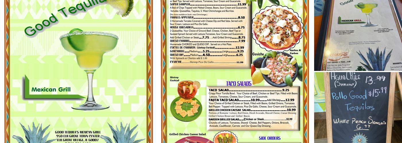 Good Tequilas Mexican Grill Menu