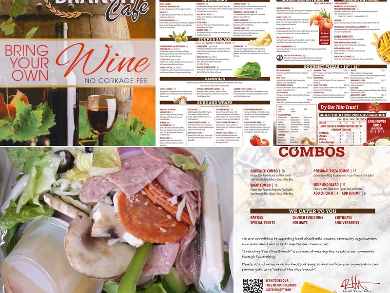 Olive Branch Cafe Menu