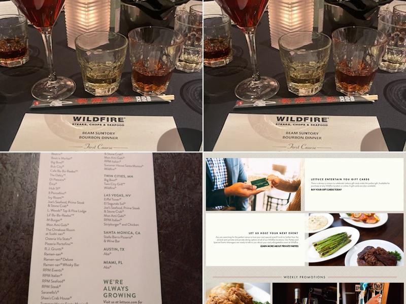 Wildfire Menu