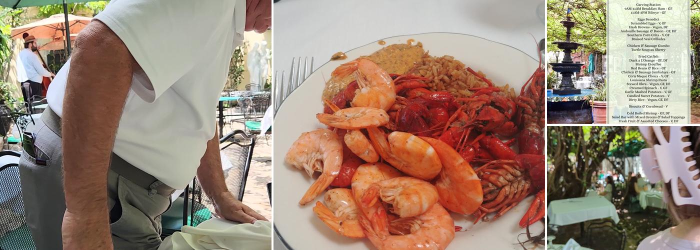 The Court of Two Sisters Menu