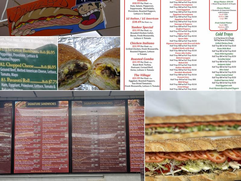 Pruzzo's Menu
