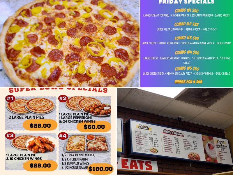 Jay's Pizza & Eats Menu