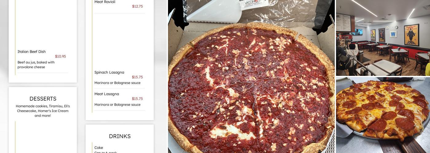 Viccino's Pizza Company Menu