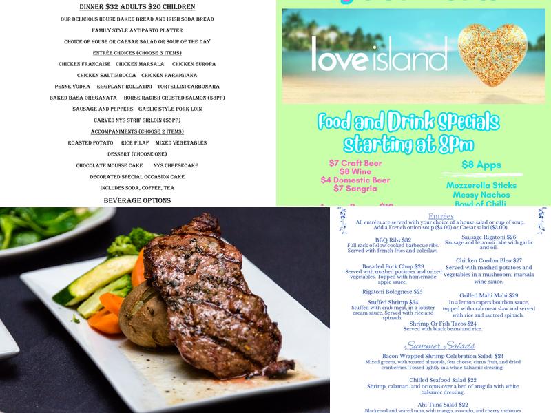 Lynch's Menu