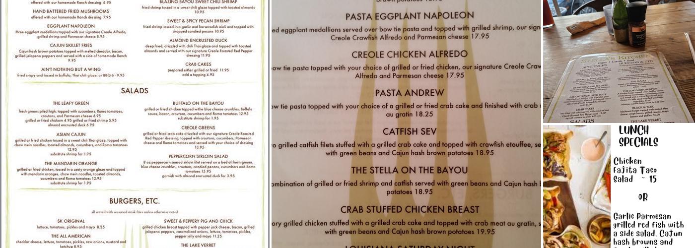 Stella's Kitchen Menu