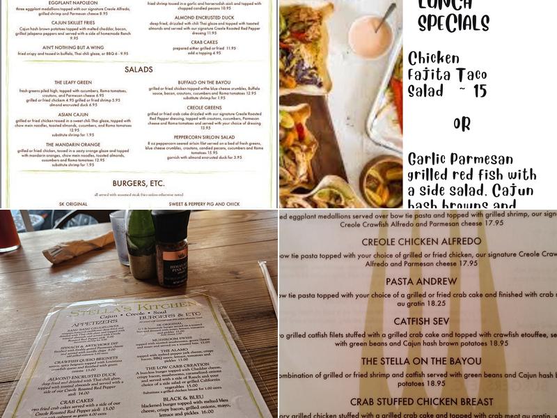 Stella's Kitchen Menu