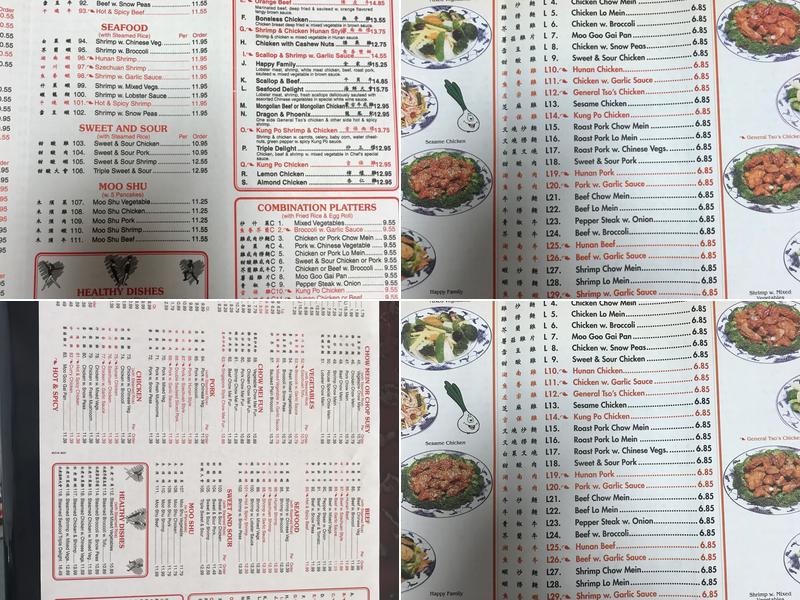 China Kitchen Menu