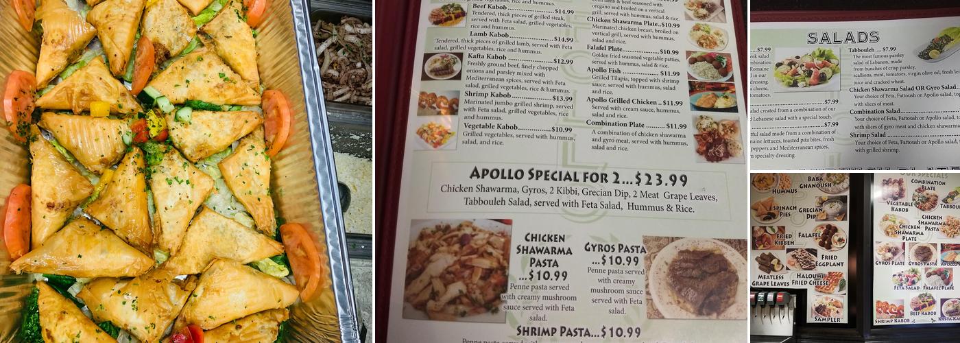 APOLLO GREEK & LEBANESE CAFE Menu