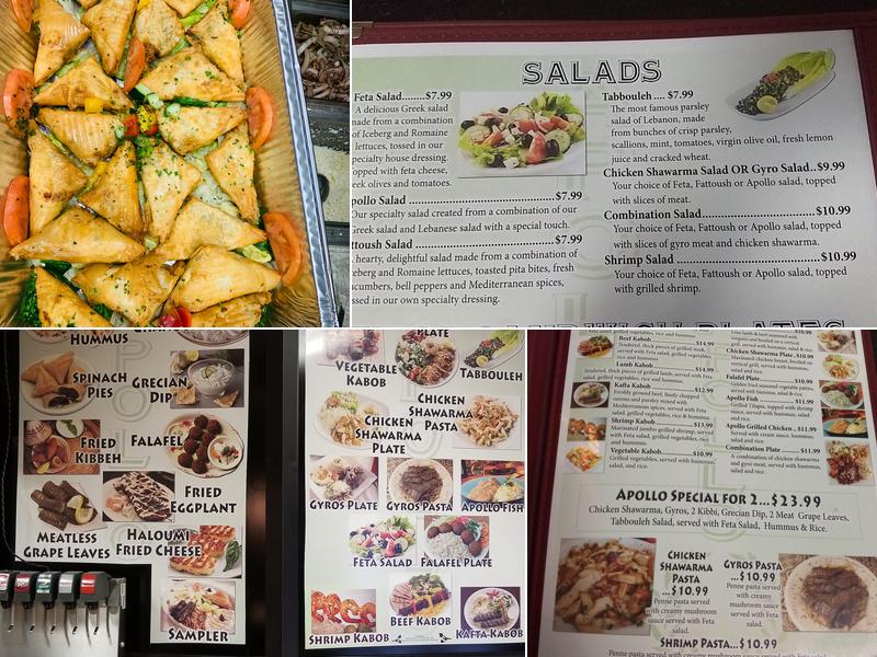 APOLLO GREEK & LEBANESE CAFE Menu