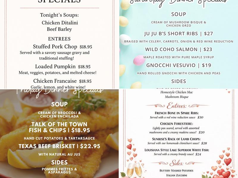 NPG café & Catering Menu