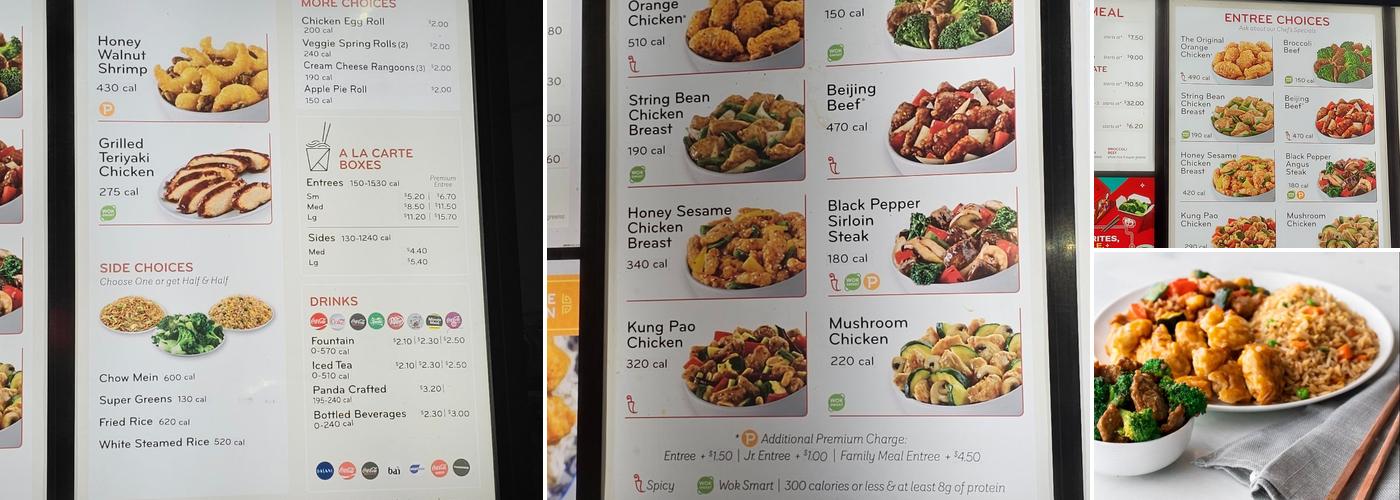 Panda Express Menu