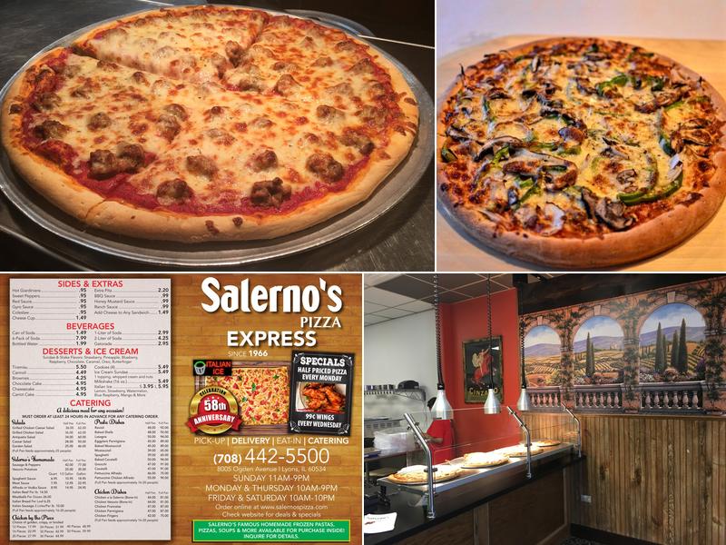 Salerno's Pizza of Lyons Menu