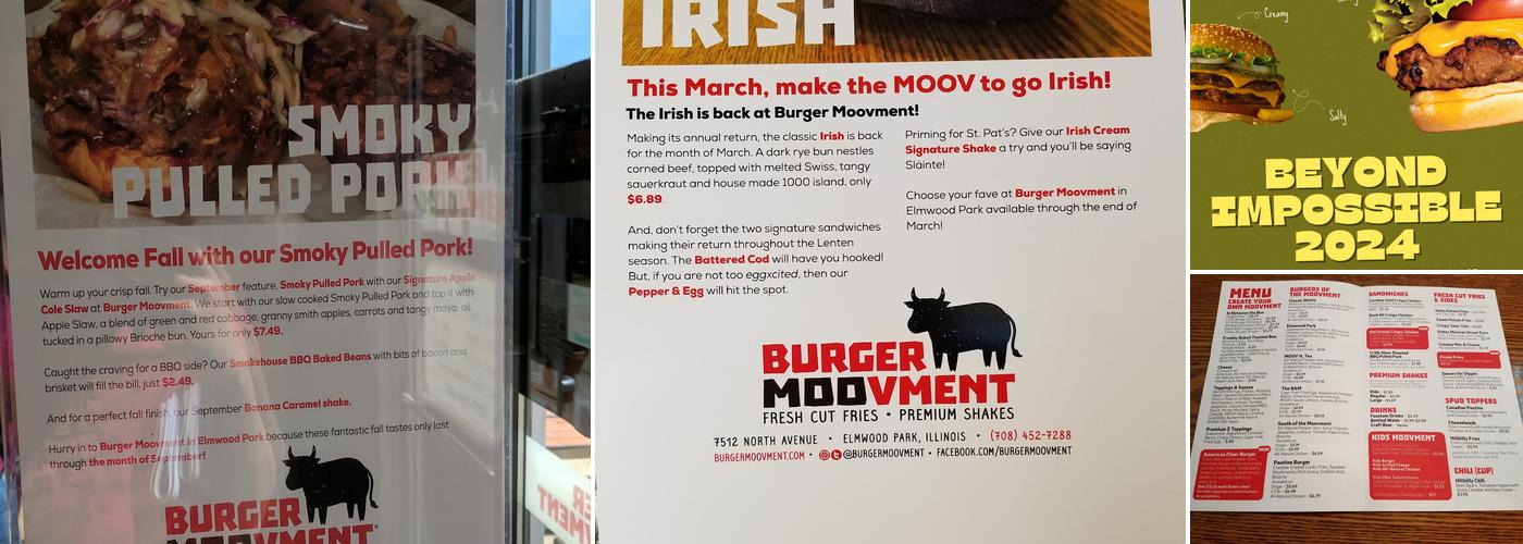 Burger MooVment Menu