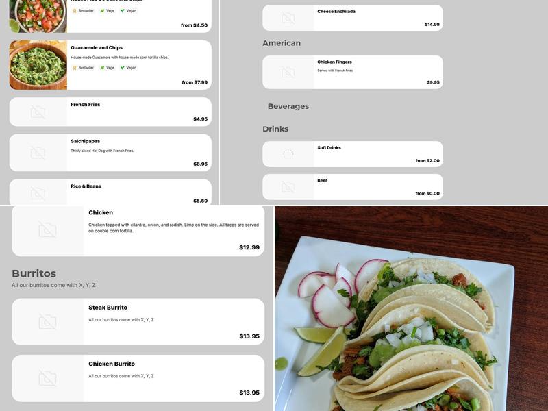 Pico De Gallo White Plains Menu