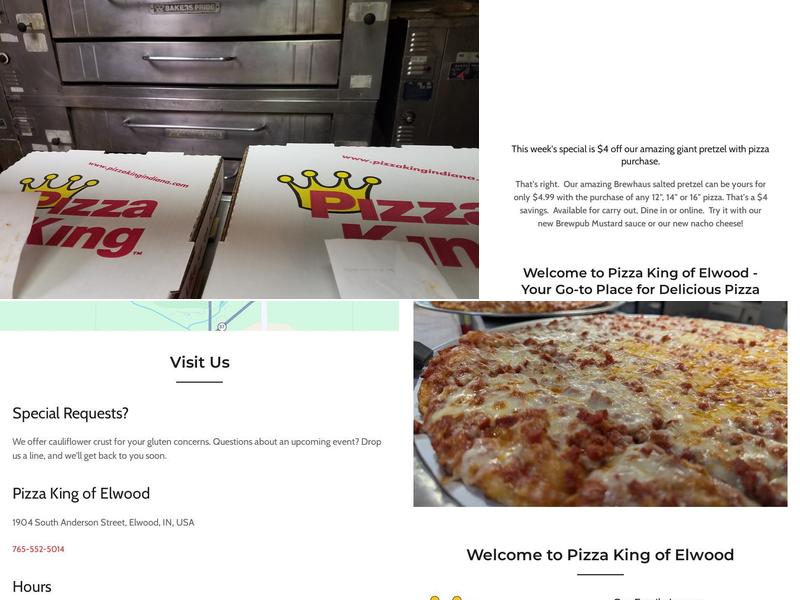 Pizza King Menu