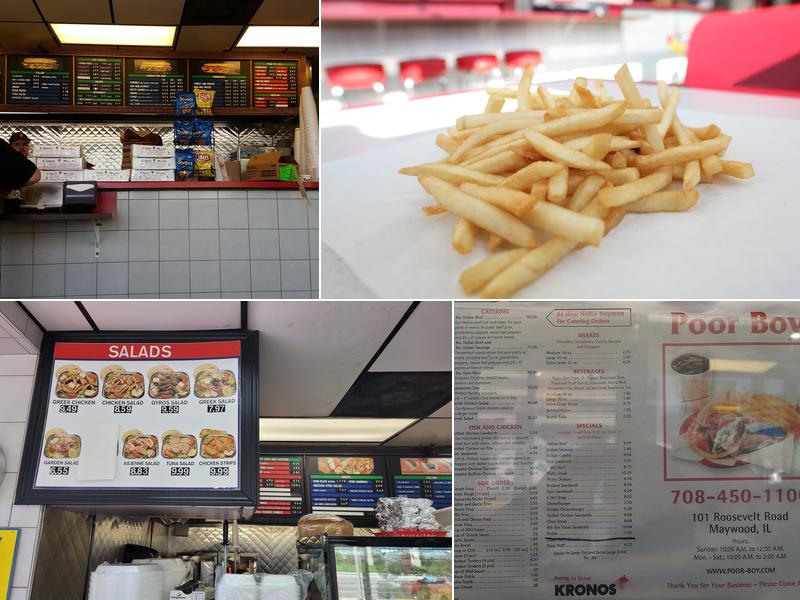 Poor Boy Menu