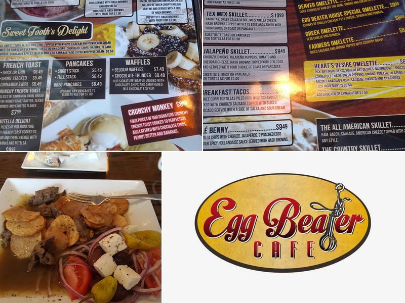 Egg Beater Cafe Menu