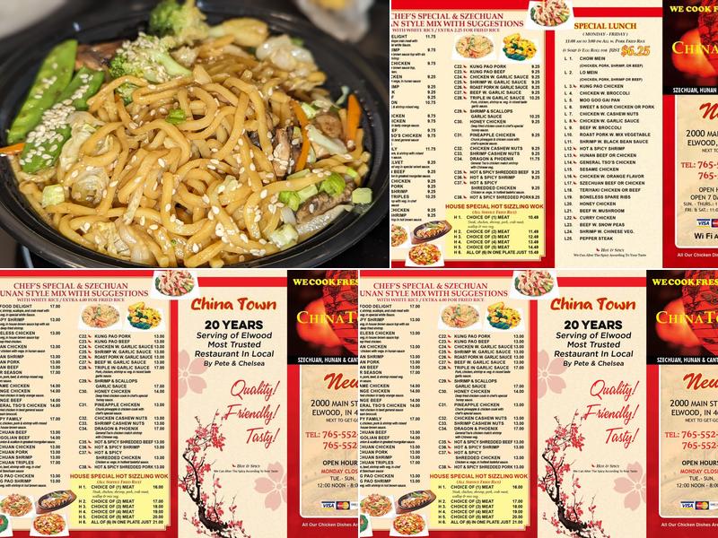 China Town Menu