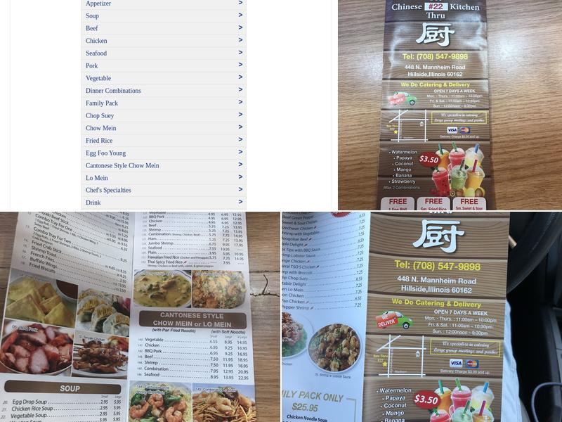See thru Chinese Kitchen Menu