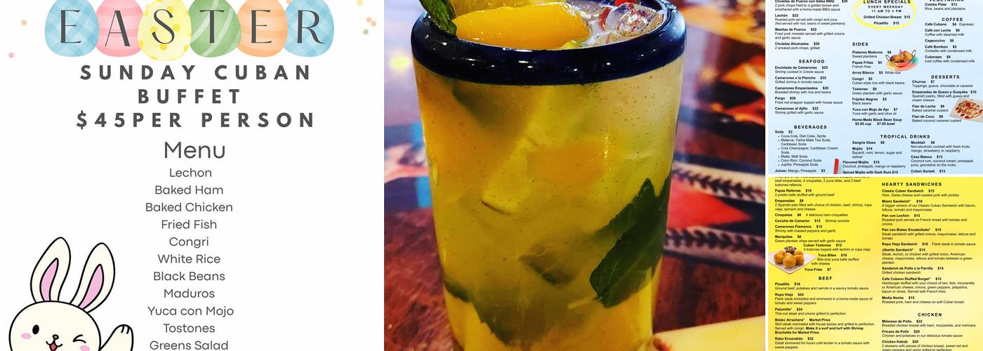 Cafe Cubano Menu