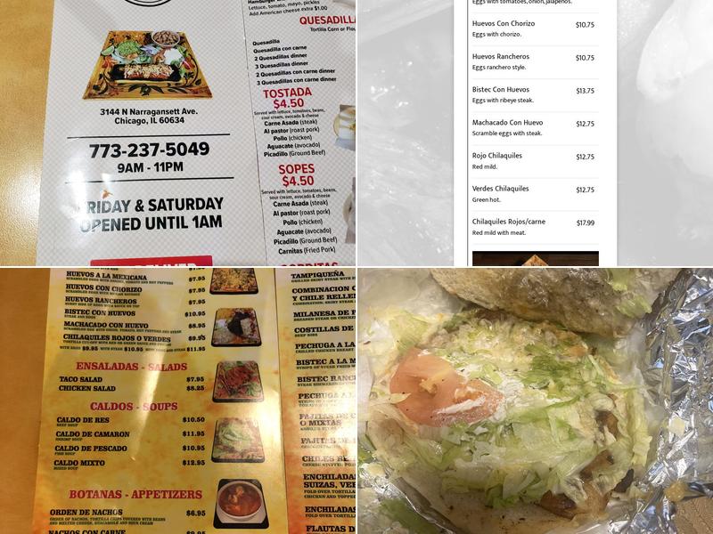 Meson Del Taco Menu