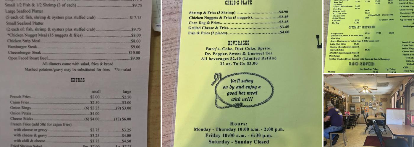 Long Branch Cafe Menu