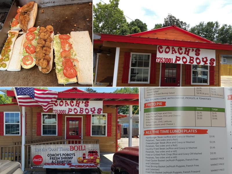 Coach's Poboy 400 Masonic Dr, Bogalusa