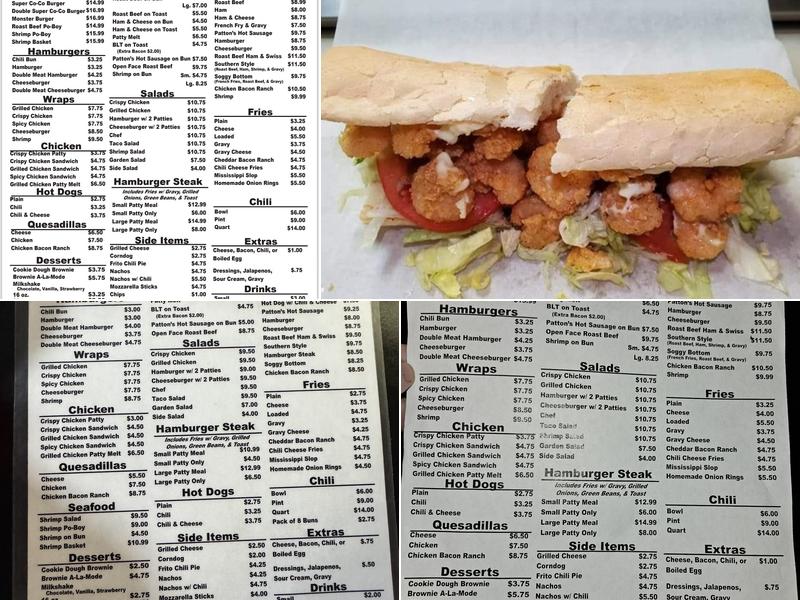 Co-Co's Kitchen Menu