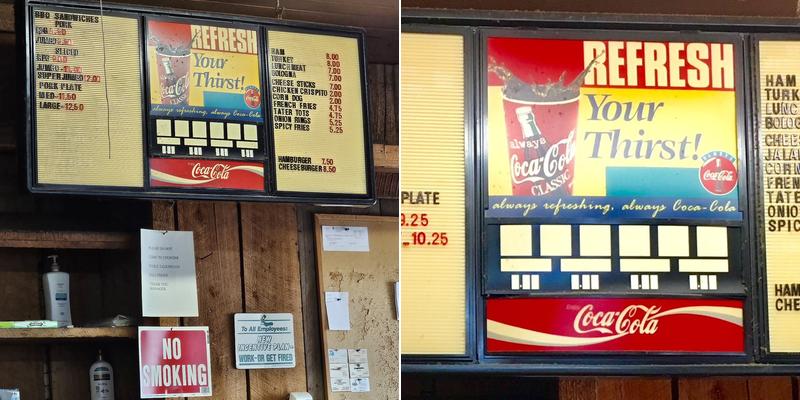 Cypress Corner Bar-B-Q Menu
