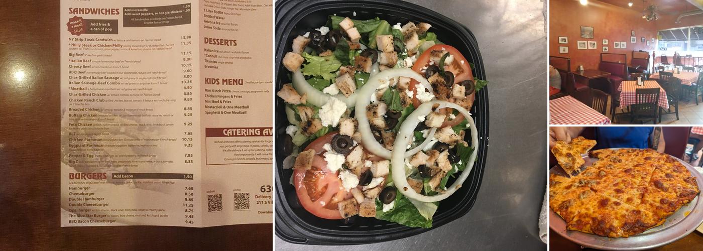 Michael Anthony's Menu