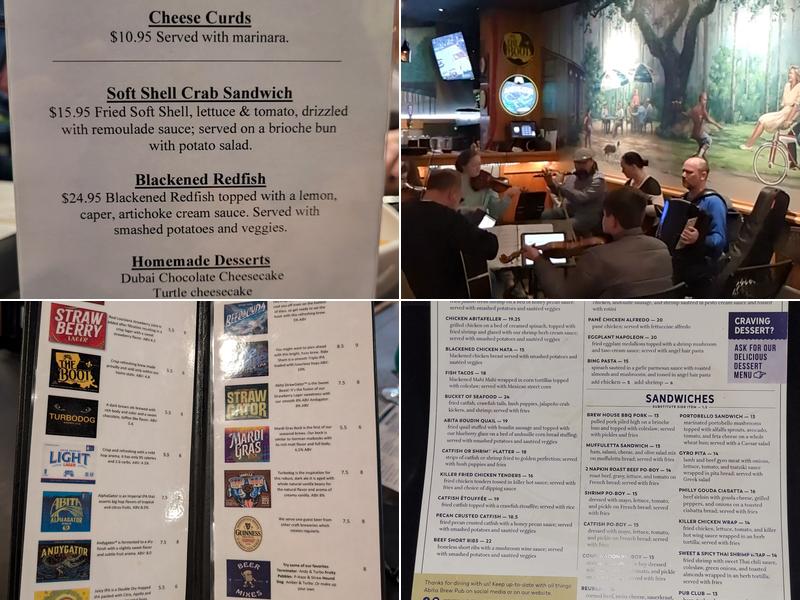 Abita Brew Pub Menu