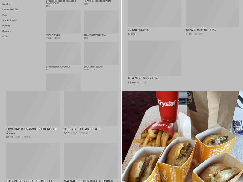 Krystal Menu
