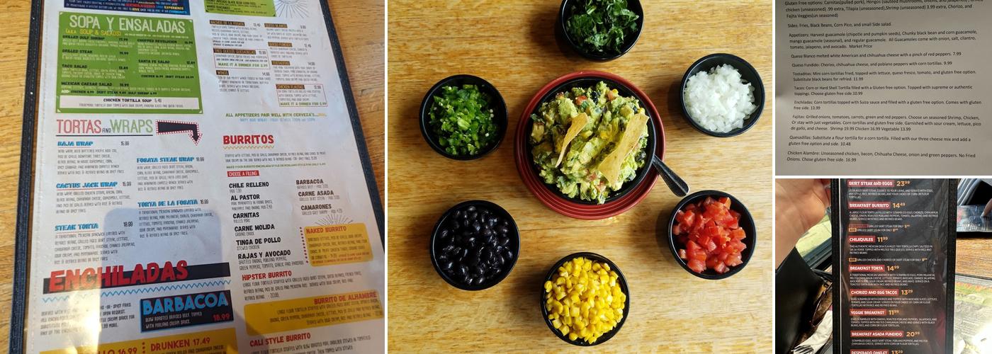 La Fogata Mexican Grill Menu