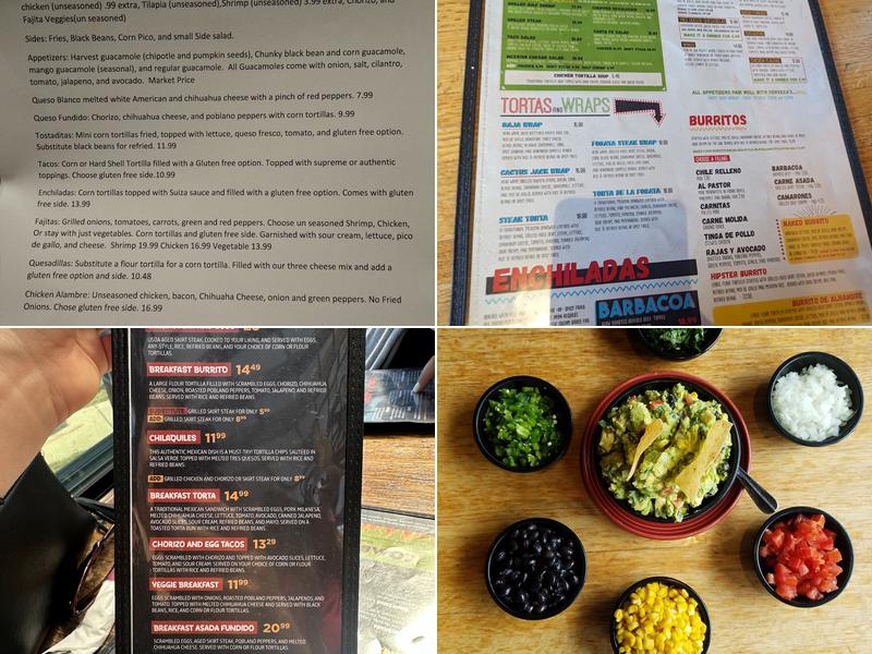 La Fogata Mexican Grill Menu