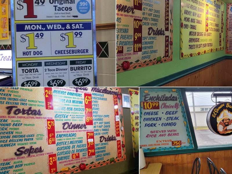 El Famous Burrito (Elmhurst) Menu